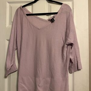 White House Black Market Lavender Sweater